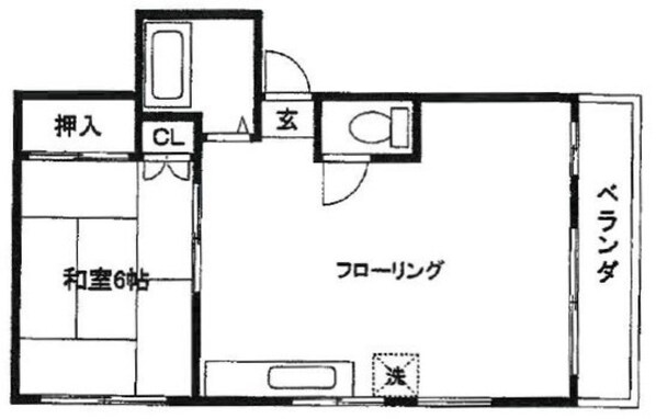 東峰マンションの物件間取画像